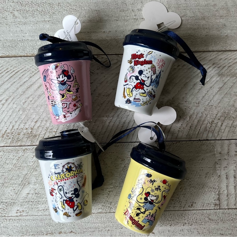 2022 Starbucks Disney parks Ornaments